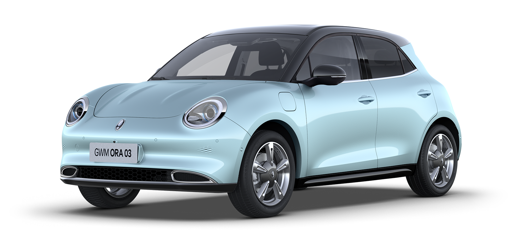 GWM ORA 03 Two-Tone Pro+ Celestial Blue mit Dach in Starry Black