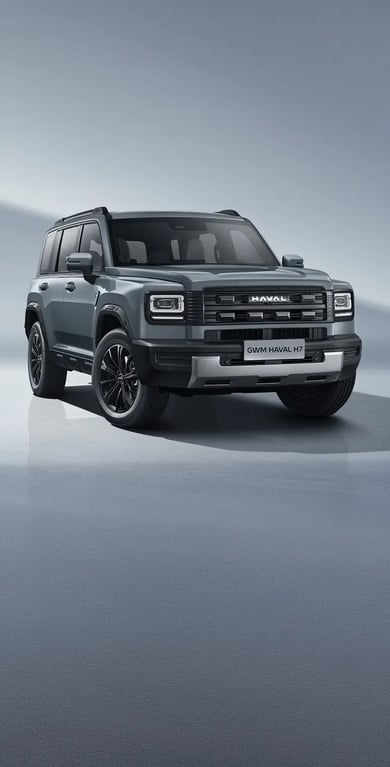 GWM HAVAL H7, Frontansicht schräg von vorne rechts