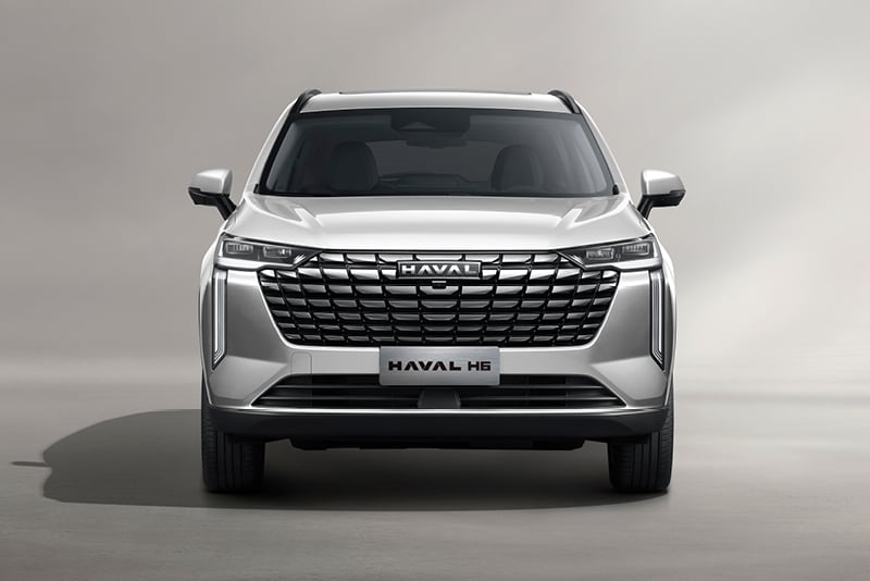 HAVAL H6 in Ayers Grey, Frontansicht