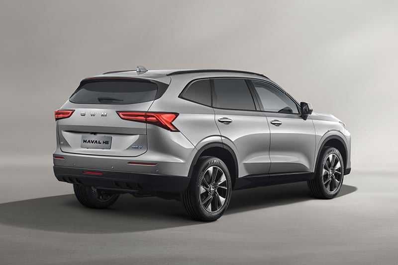 HAVAL H6 in Ayers Grey, Heckansicht