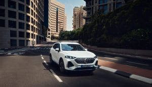 WEY 03 fährt in der Stadt